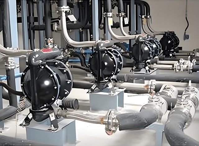 Løsninger i RVE32-serien på membranpumper