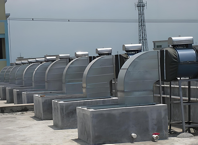 Anvendelse av RVE32-serien i kjeleviftesystem